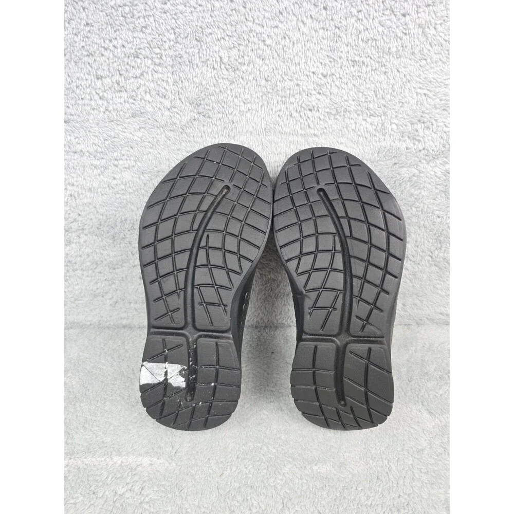 OOFOS OOmg eeZee Low Black Slip-On Shoes Recovery Comfort Sneakers Mens 8 EU 41
